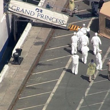 VIDEO: Grand Princess finally allowed to dock at California port