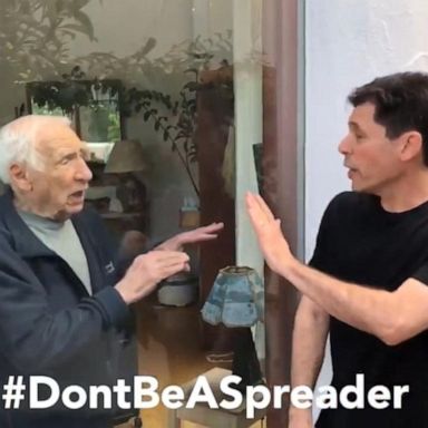 VIDEO: Mel Brooks' son posts message about spreading coronavirus