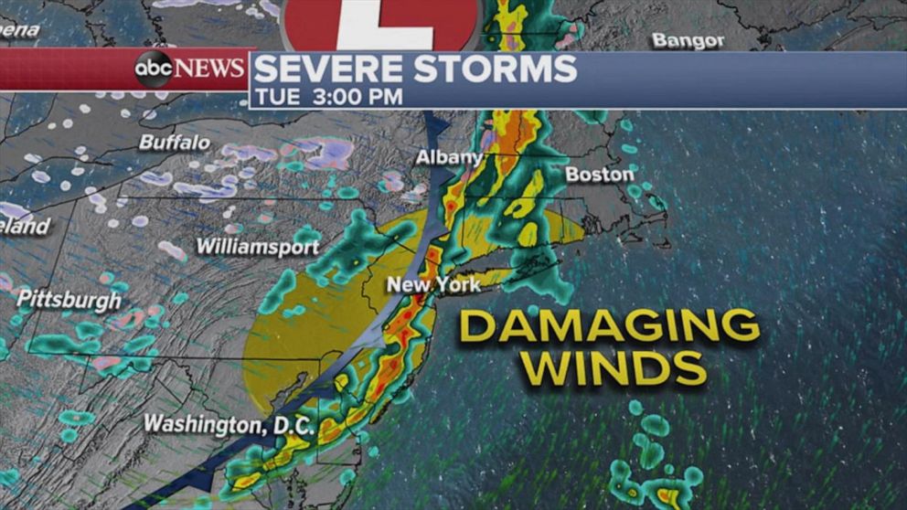 Severe Storms Threatening The East Coast Video - ABC News