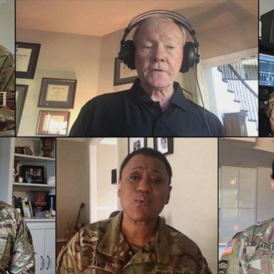 VIDEO: Service members sing message of support to those on front lines