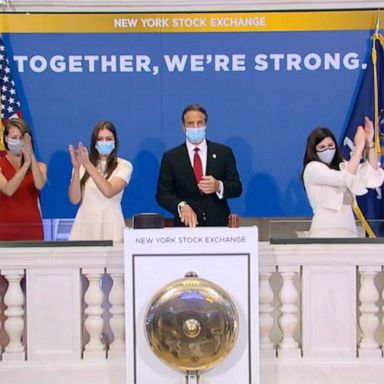 VIDEO: Gov. Cuomo rings bell at New York Stock Exchange