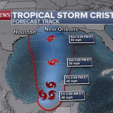 VIDEO: Weather system gains strength off coast of Mexico