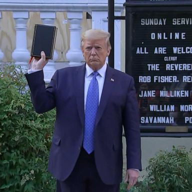 VIDEO: Backlash over President Trump’s church photo op