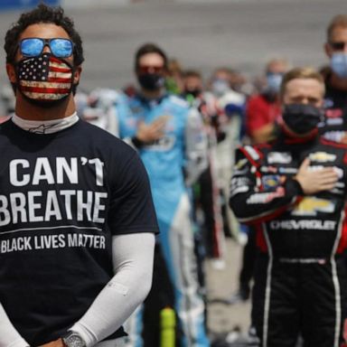 VIDEO: NASCAR driver who pushed for action applauds new ban