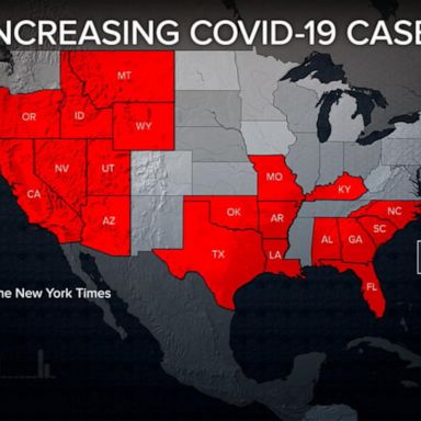 VIDEO: Coronavirus cases rise across the country