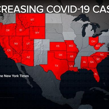 VIDEO: COVID-19 numbers have risen in 23 states