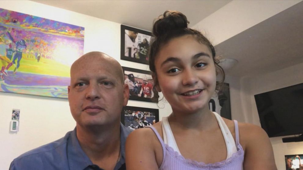 Dad And Stepdaughter Who Battled Cancer Give Back To Team That Cared