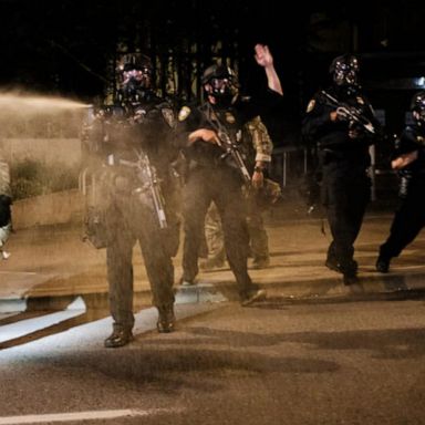 VIDEO: Showdown builds between protesters, federal authorities in Oregon