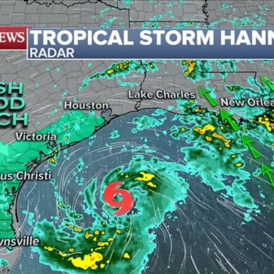 VIDEO: Tropical systems strengthen over Gulf of Mexico