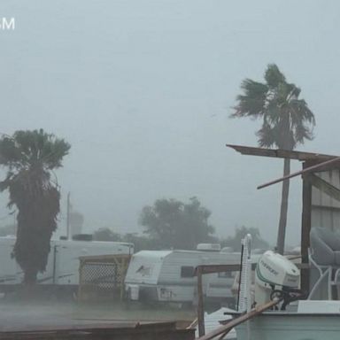 VIDEO: Hurricane Hanna makes landfall in Texas