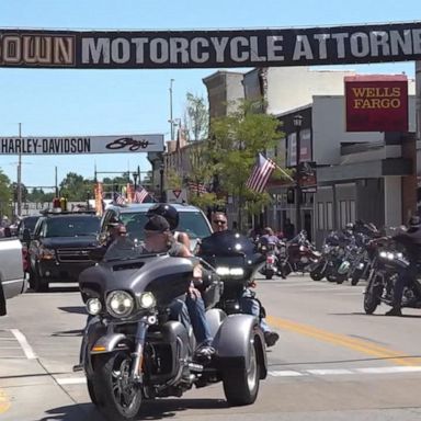 VIDEO: Bikers flock to enormous rally in South Dakota amid pandemic