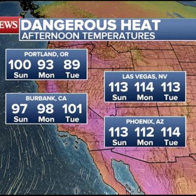 VIDEO: Record breaking heat wave hits West Coast 