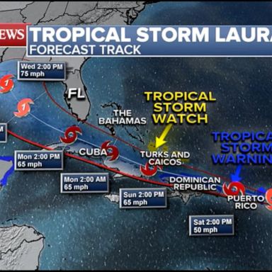 VIDEO: Simultaneous hurricanes threaten Gulf Coast