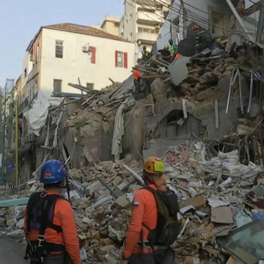 VIDEO: Reports of possible survivors buried in rubble month after Beirut explosion 