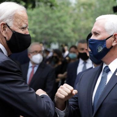 VIDEO: Biden, Pence meet victims’ families at 9/11 memorial 