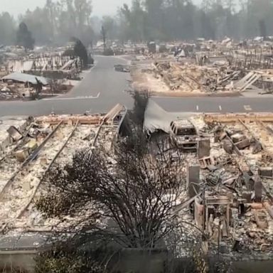 VIDEO: Wildfires in Oregon drives tens of thousands from their homes