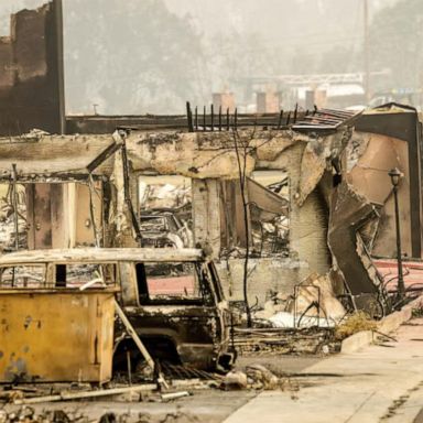 VIDEO: Helmet camera video shows California firefighters battling massive wall of flames