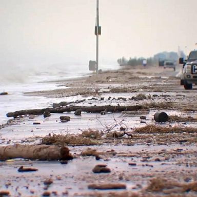 VIDEO: Tropical Storm Beta bears down on Texas coast