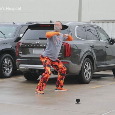 VIDEO: Dad creates ‘dance dates’ to support son in chemotherapy