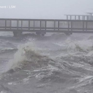 VIDEO: Hurricane Delta bears down on Gulf Coast