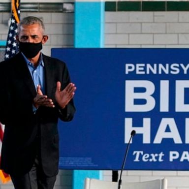 VIDEO: Former President Barack Obama campaigns for Joe Biden in Pennsylvania 