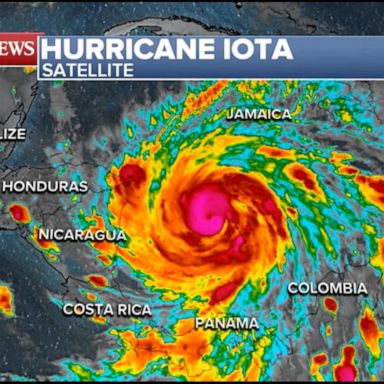 VIDEO: Hurricane Iota takes aim at Central America