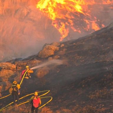 VIDEO: Strong winds pose wildfire threat in Southern California