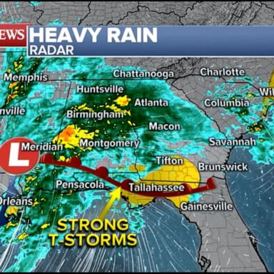 VIDEO: Storm system set to barrel up the East Coast