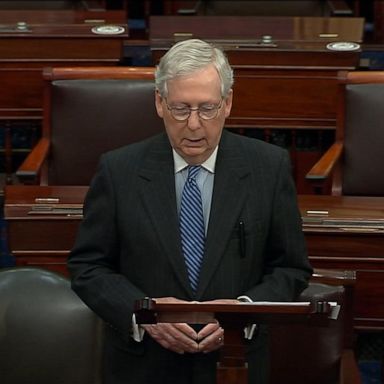 VIDEO: Senate Majority Leader Mitch McConnell congratulates Biden