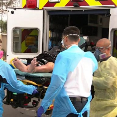 VIDEO: Paramedics pushed to the brink in relentless COVID-19 surge