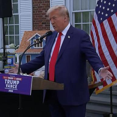 VIDEO: Trump attacks Harris on cost of groceries, immigration 