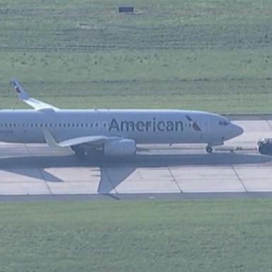 VIDEO: American Airlines flight makes emergency landing after reports of an odor in cabin 