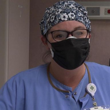 VIDEO: Medical workers struggle to keep up with rising COVID-19 rates