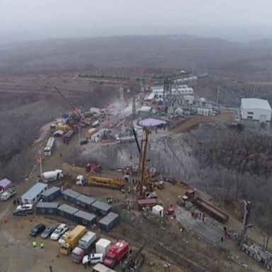 VIDEO: 22 miners trapped after explosion at coal mine in China