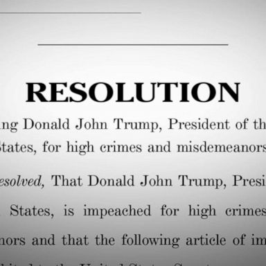 VIDEO: House delivers article of impeachment against Trump to Senate