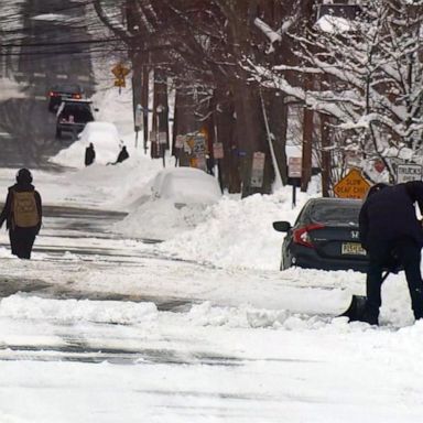 VIDEO: Record-breaking nor’easter hits East Coast