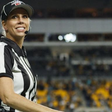 VIDEO: 1st woman to officiate at Super Bowl