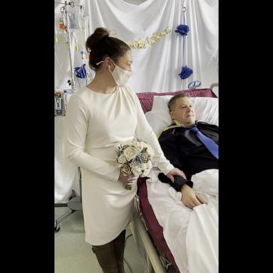 VIDEO: Couple married in hospital to keep special date