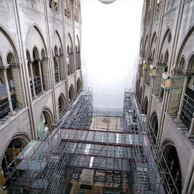 VIDEO: Nearly 2 years after inferno: A look at Notre Dame's restoration progress