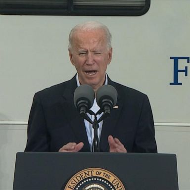 VIDEO: Biden visits Texas following cold weather disaster