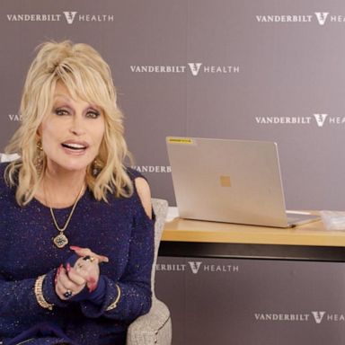 VIDEO: Country star Dolly Parton vaccinated