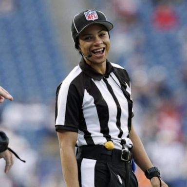 VIDEO: NFL hires league’s 1st Black female on-field official