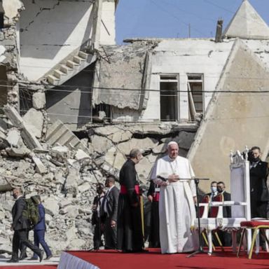 VIDEO: Pope Francis' historic trip continues into northern Iraq