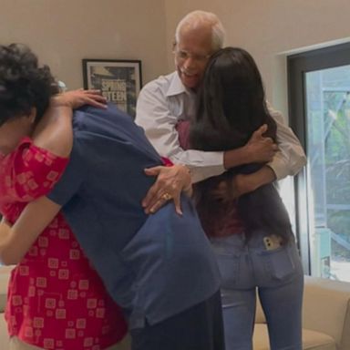 VIDEO: Grandparents reunited with loved ones after vaccine