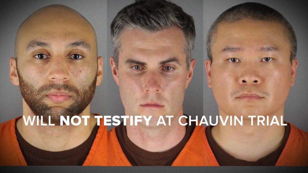 Video Derek Chauvin trial: Other officers will not testify - ABC News