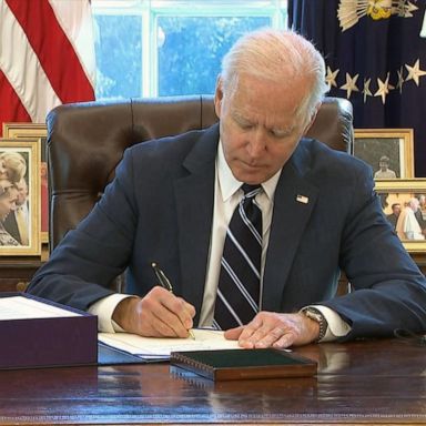 VIDEO: Biden signs $1.9 trillion COVID relief bill