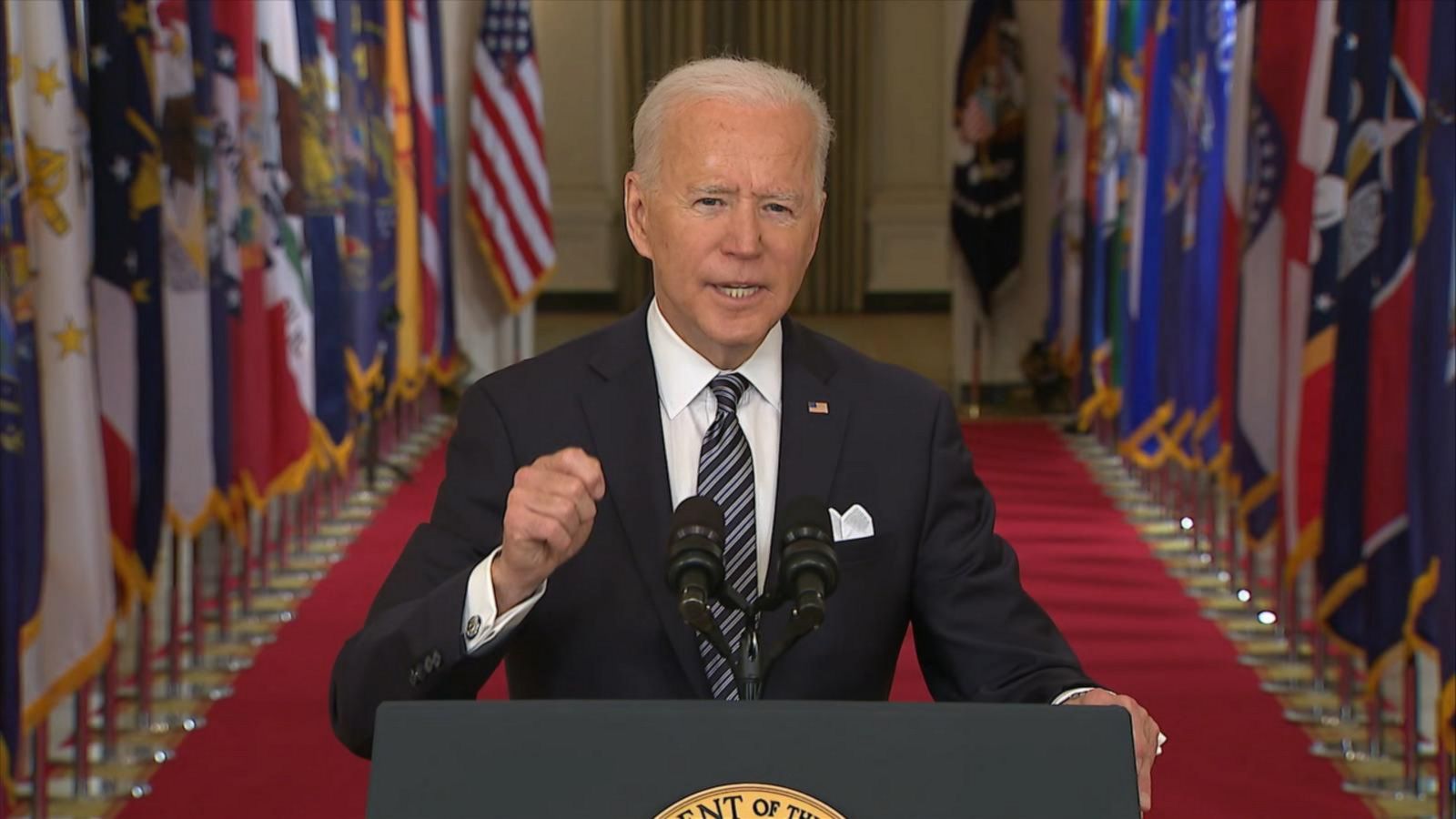 President Biden Addresses Nation On Anniversary Of COVID-19 Pandemic ...