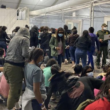 VIDEO: Severely overcrowded tent facility on Southern border