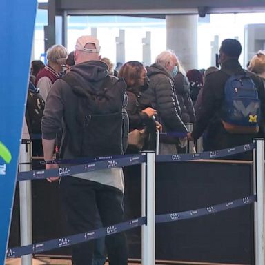 VIDEO: TSA screens record number of passengers during pandemic