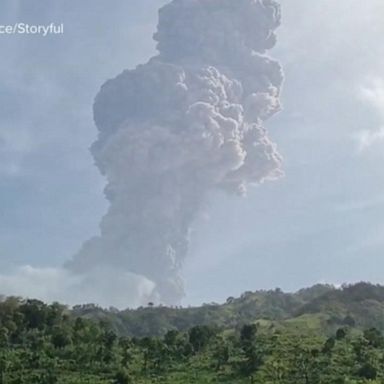 VIDEO: Caribbean volcano eruption forces evacuations 